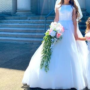 Ivory A-Line Wedding Dress